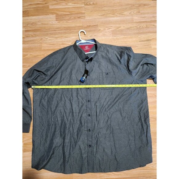 Marco Men Shirt Size 5XL Long Sleeves Charcoal New With Tag - Picture 8 of 9